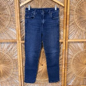 Citizens of Humanity Rocket Crop High Rise Skinny Jeans, Size 28, Dark Wash, CoH